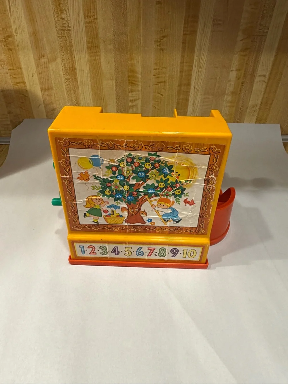 Vintage 1974 Fisher-Price Cash Register With Original Coins